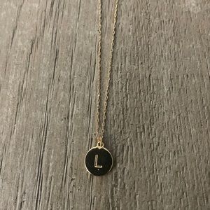 Reduced! Kate Spade Mini Initial Pendant Necklace - L